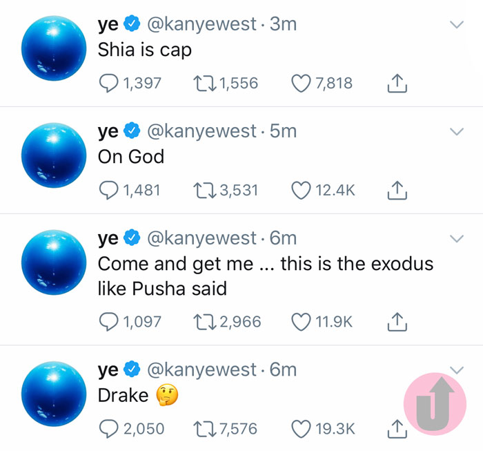 Tweets de Kanye West
