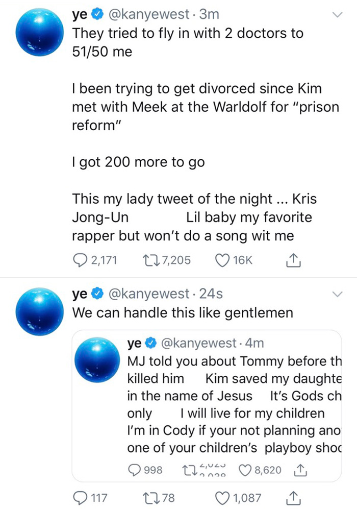 Tweets de Kanye West