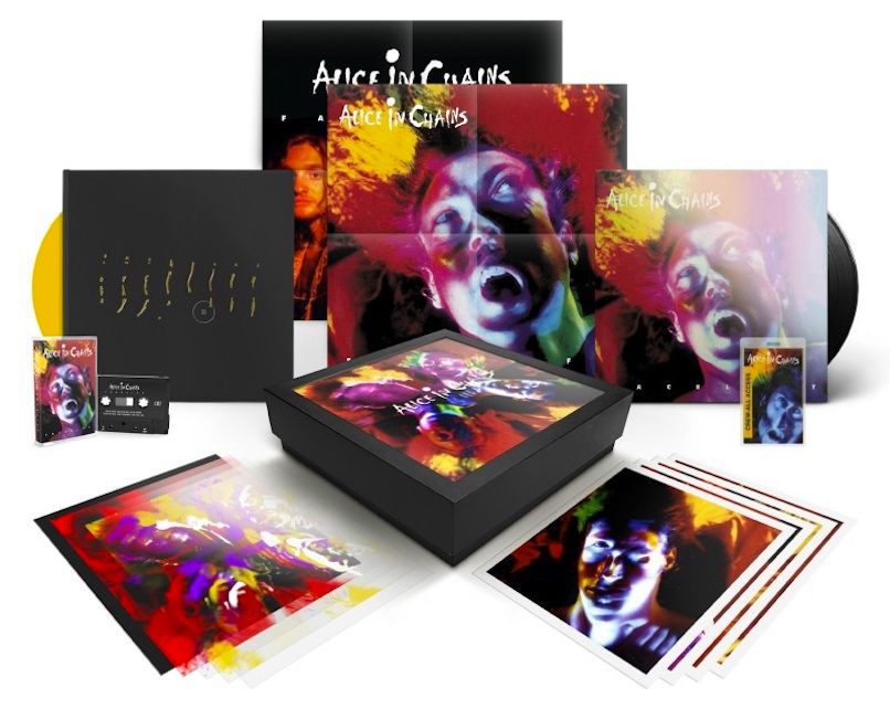 Alice in Chains Box Set close up Alice in Chains pour libérer Facelift 30th Anniversary Deluxe Box Set