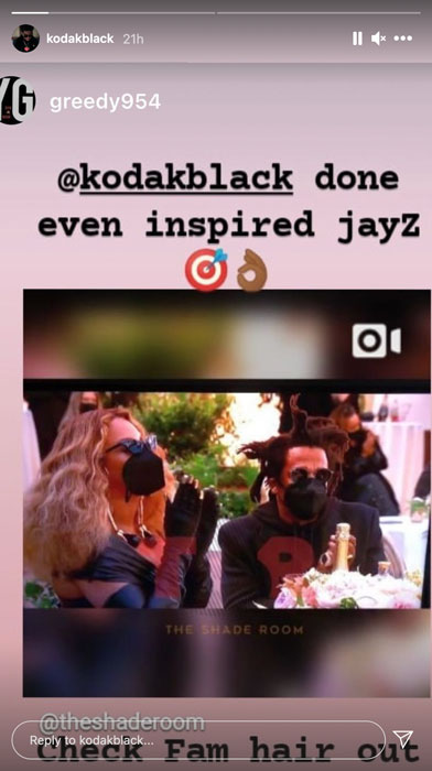 Cheveux noirs Kodak JAY-Z
