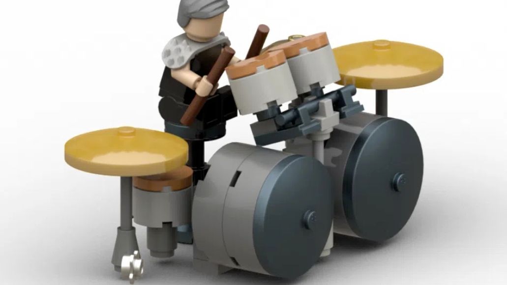 Batteur Rammstein Lego