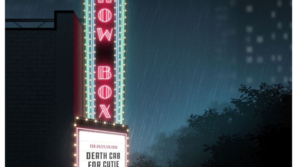 Death Cab pour le nouvel album de Cutie en direct au showbox artwork