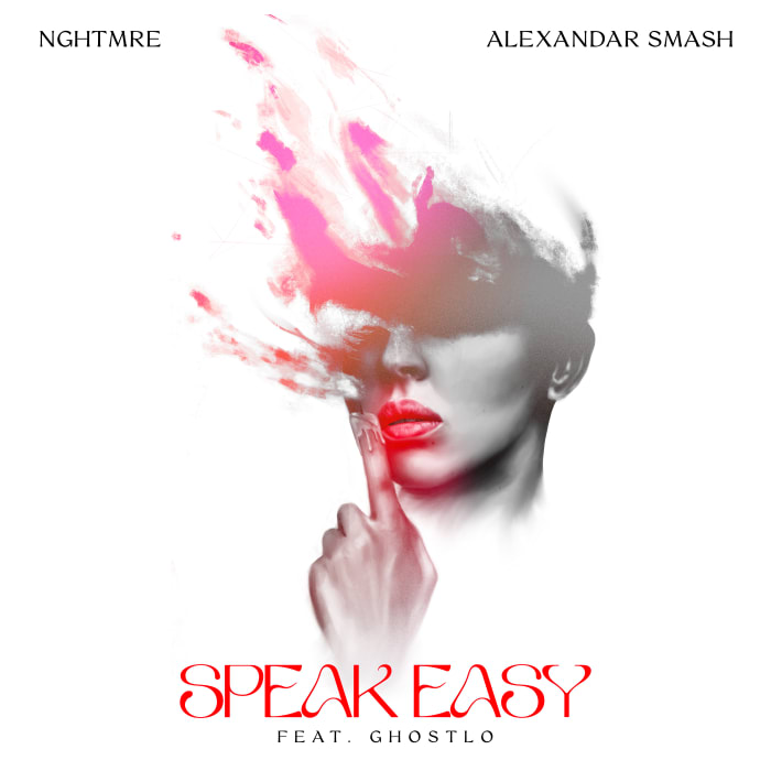 Illustration pour le nouveau single de NGHTMRE et Alexandar Smash "Parlez doucement" avec Ghostlo.