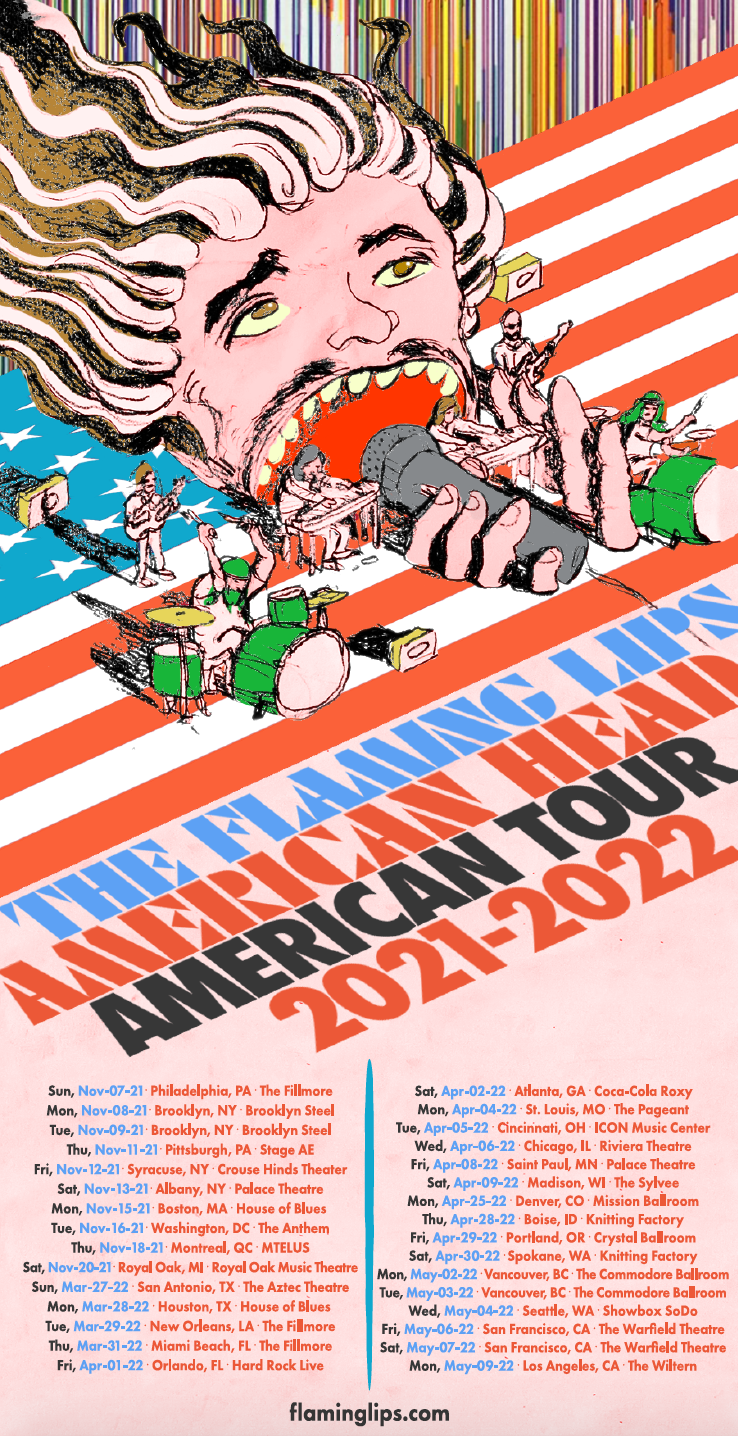 The Flaming Lips American Head Tournée américaine 2021-2022