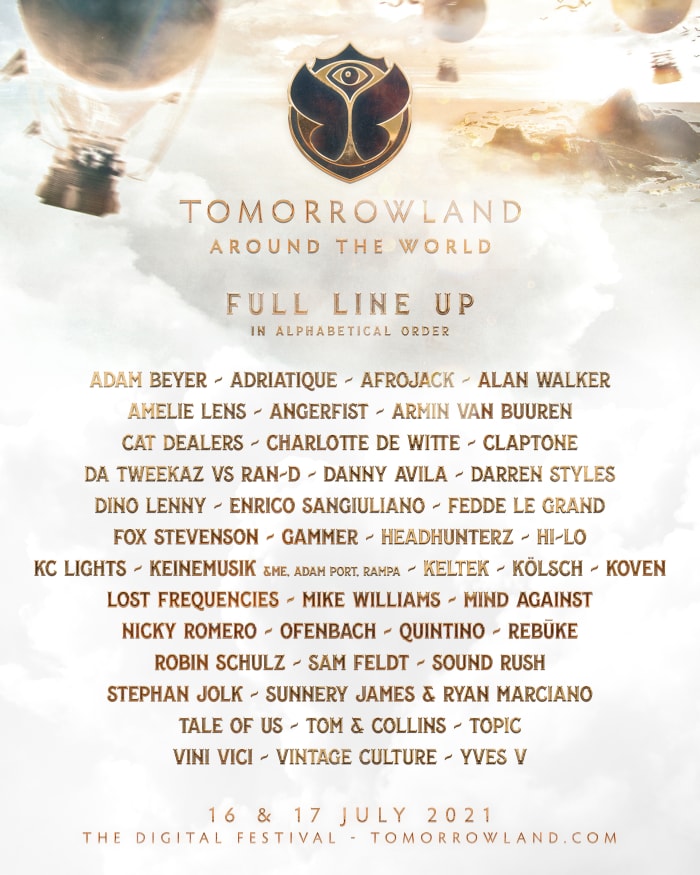 Tomorrowland + Around + the + World + 2021 + - + Programmation