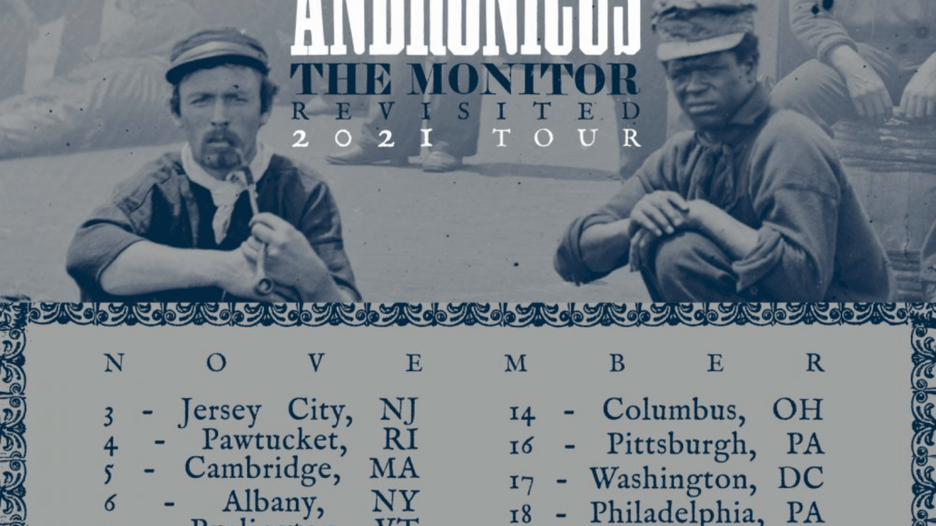 titus andronicus the monitor revisited 2021 tournée artwork dates de tournée