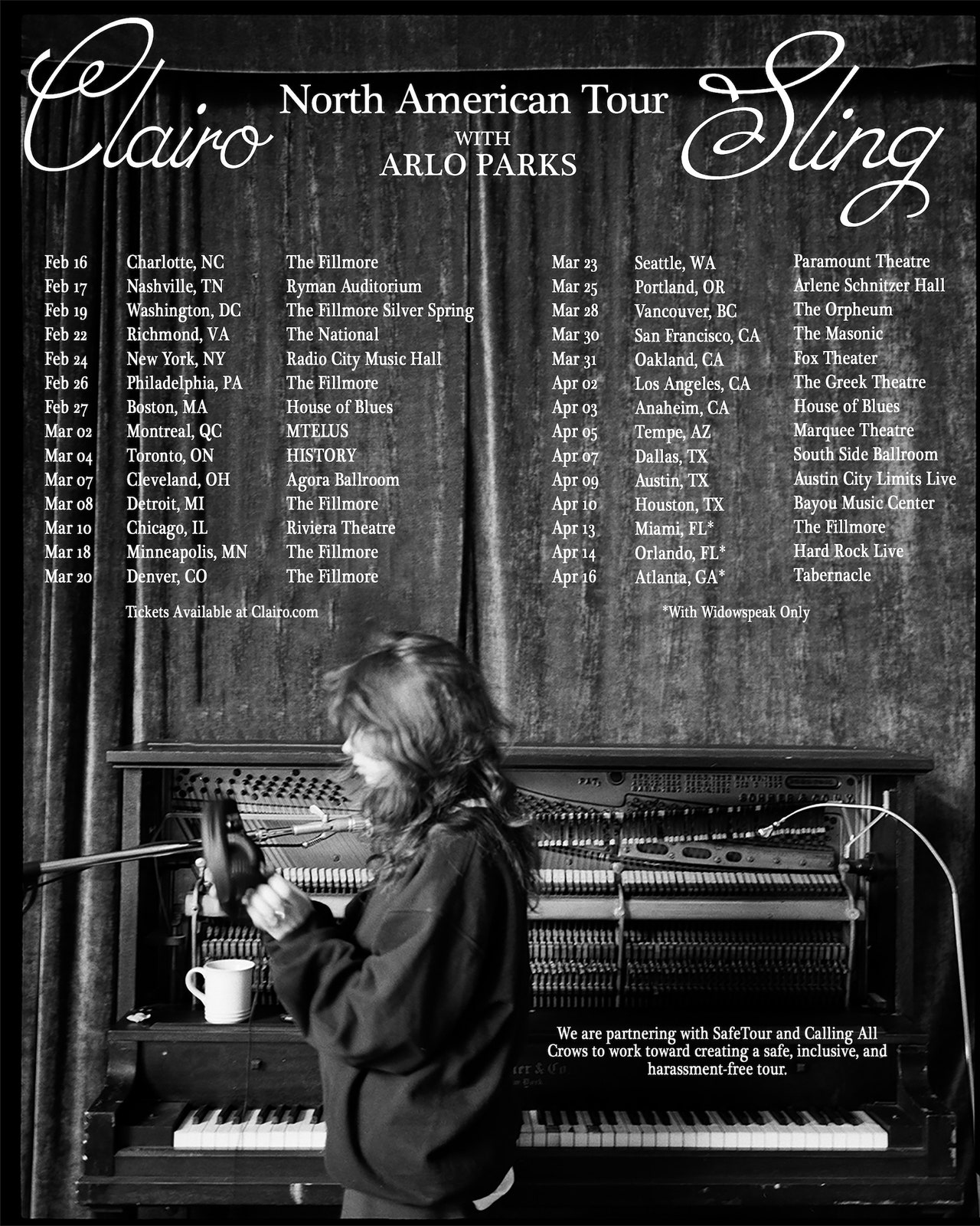 Clairo : tournée nord-américaine avec Arlo Parks