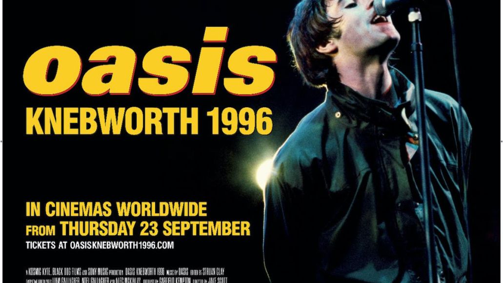 oasis annonce documentaire oasis knebworth 1996