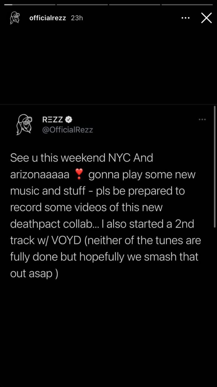 REZZ a révélé des collaborations inédites avec Deathpact et l'alias VOYD de SVDDEN DEATH.