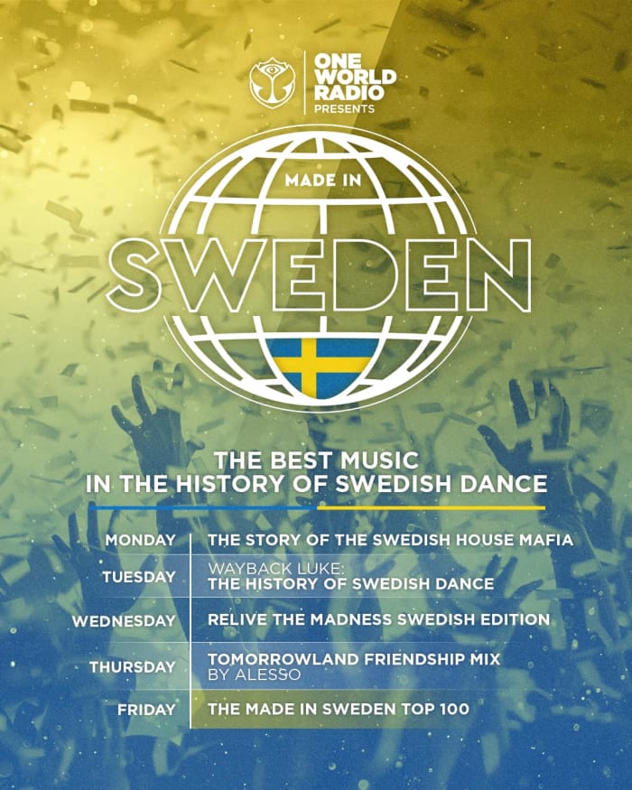 Programme de la programmation "Made In Sweden" sur Tomorrowland