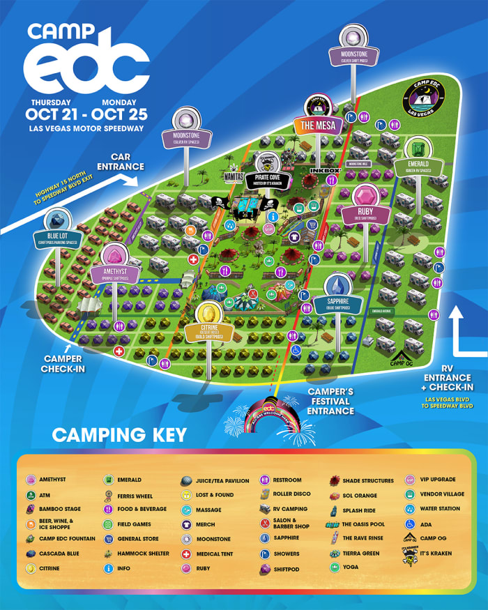 Carte du camp EDC