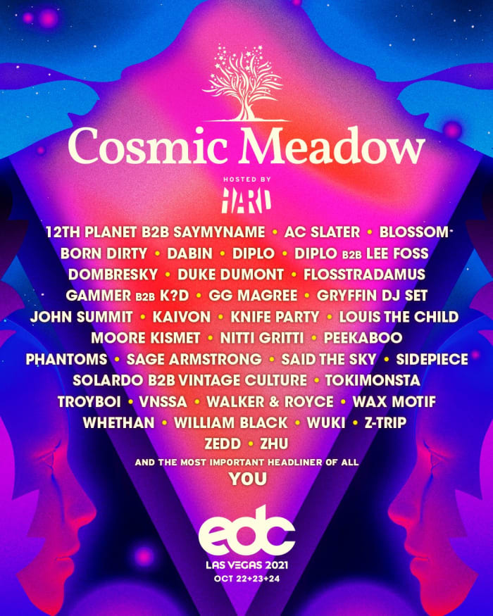 Gamme EDC Las Vegas 2021 Cosmic Meadow