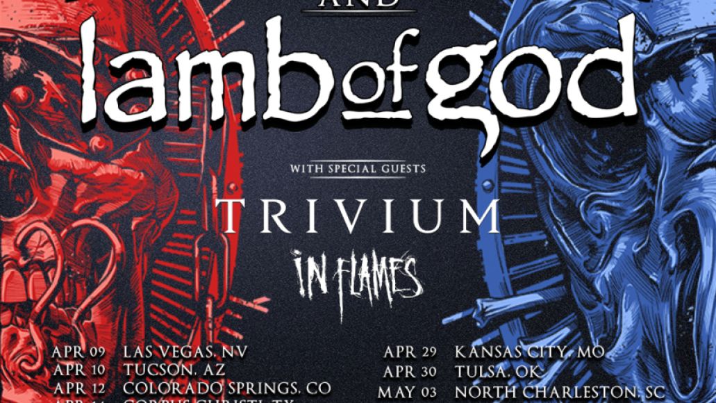 Les dates complètes de la tournée métal de l'année Art Megadeth et Lamb of God annoncent une tournée aux États-Unis au printemps 2022