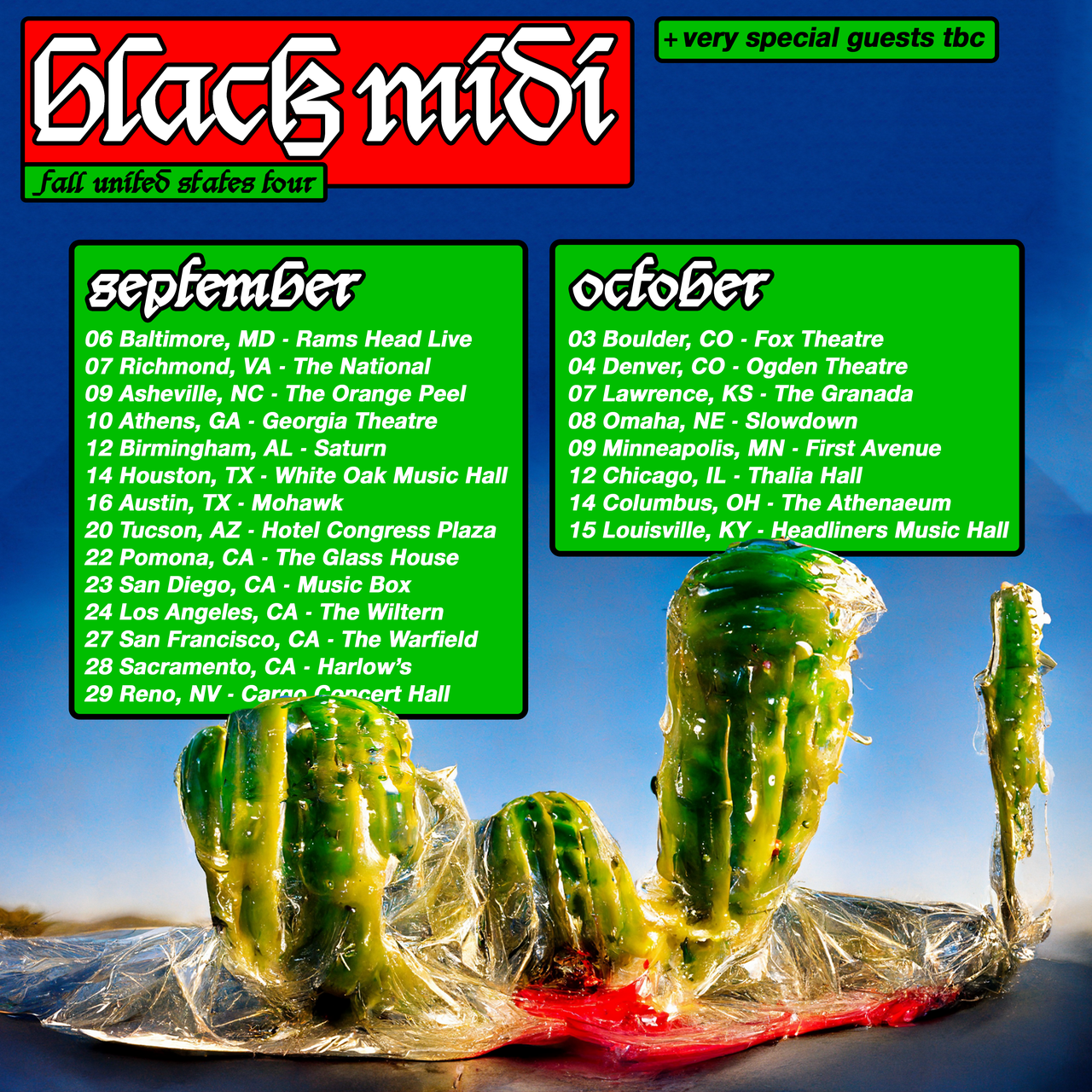 Black Midi: tournée d'automne aux États-Unis