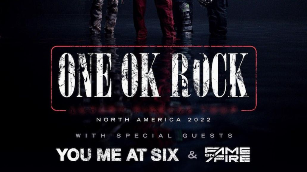 ONE OK ROCK Billets 2022 Tour Poster Artwork