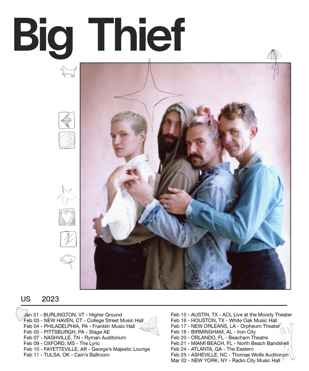 Big Thief: tournée américaine 2023