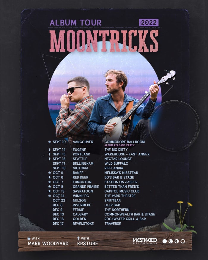 Moontricks' "Courants" tournée d'album, première partie.