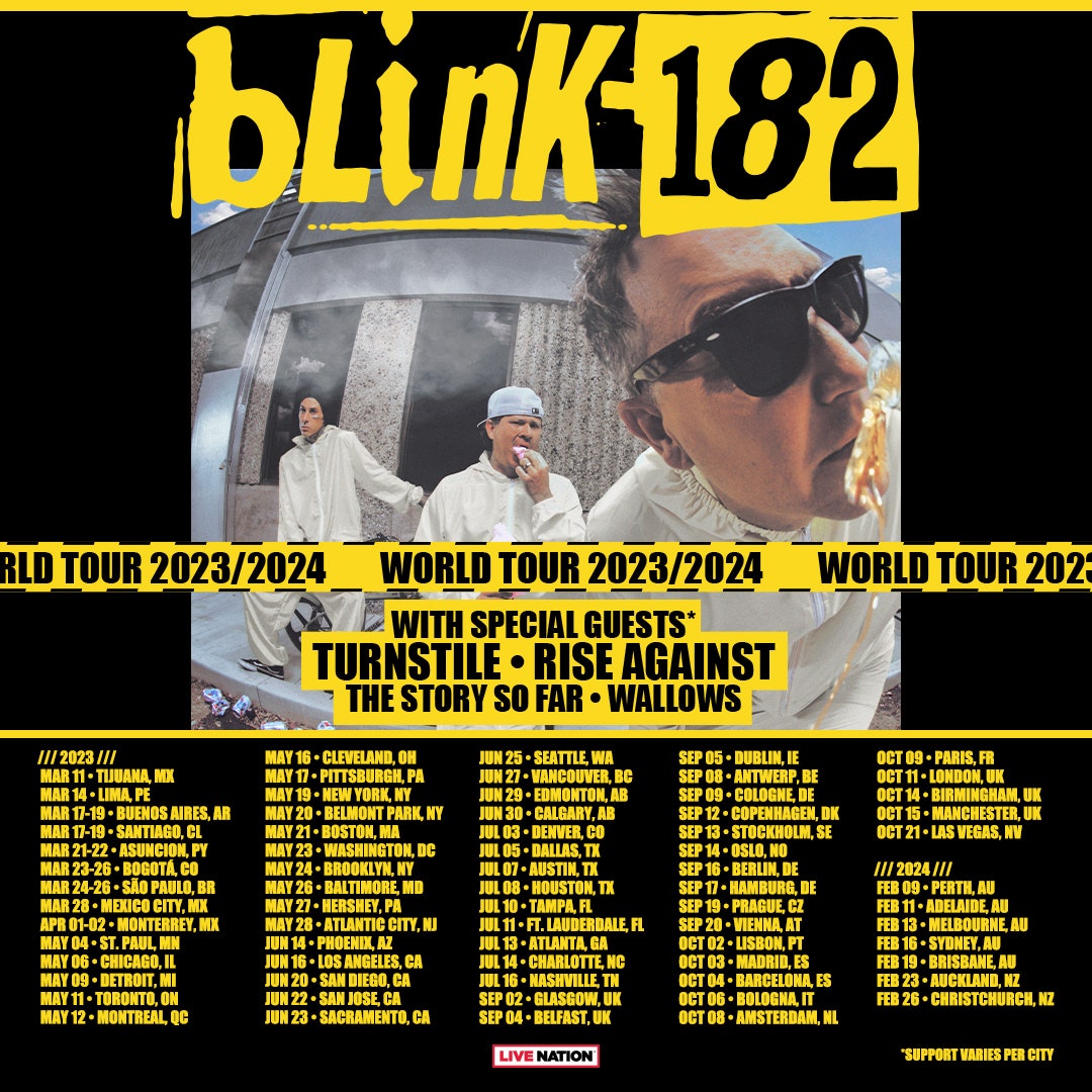 Blink-182 : Tournée mondiale 2023/2024
