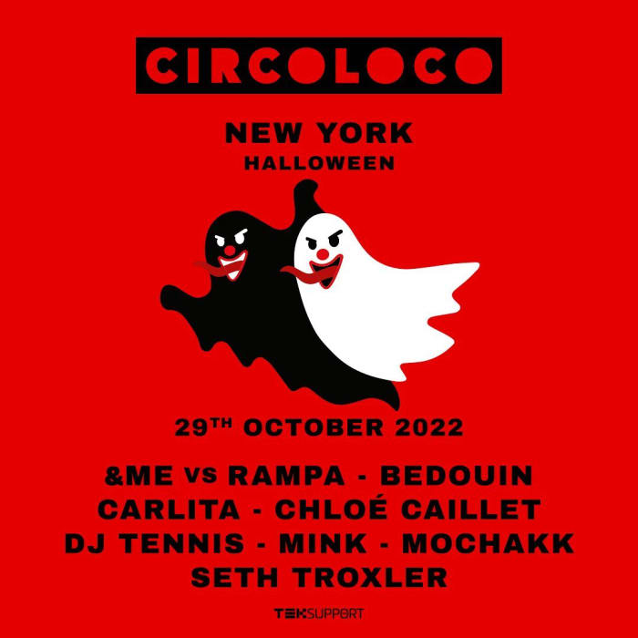 Circoloco Jour 2 - Halloween NYC 2022 Poster