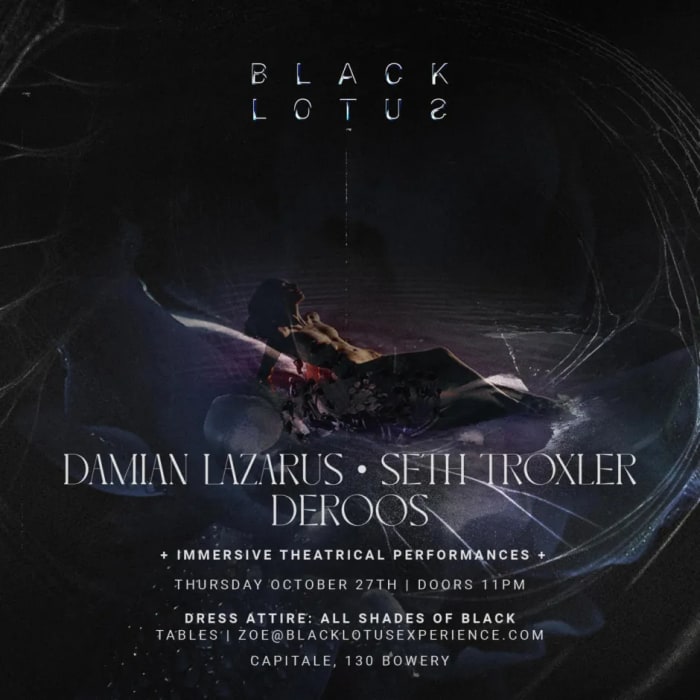 Lotus noir - Halloween NYC 2022 Poster