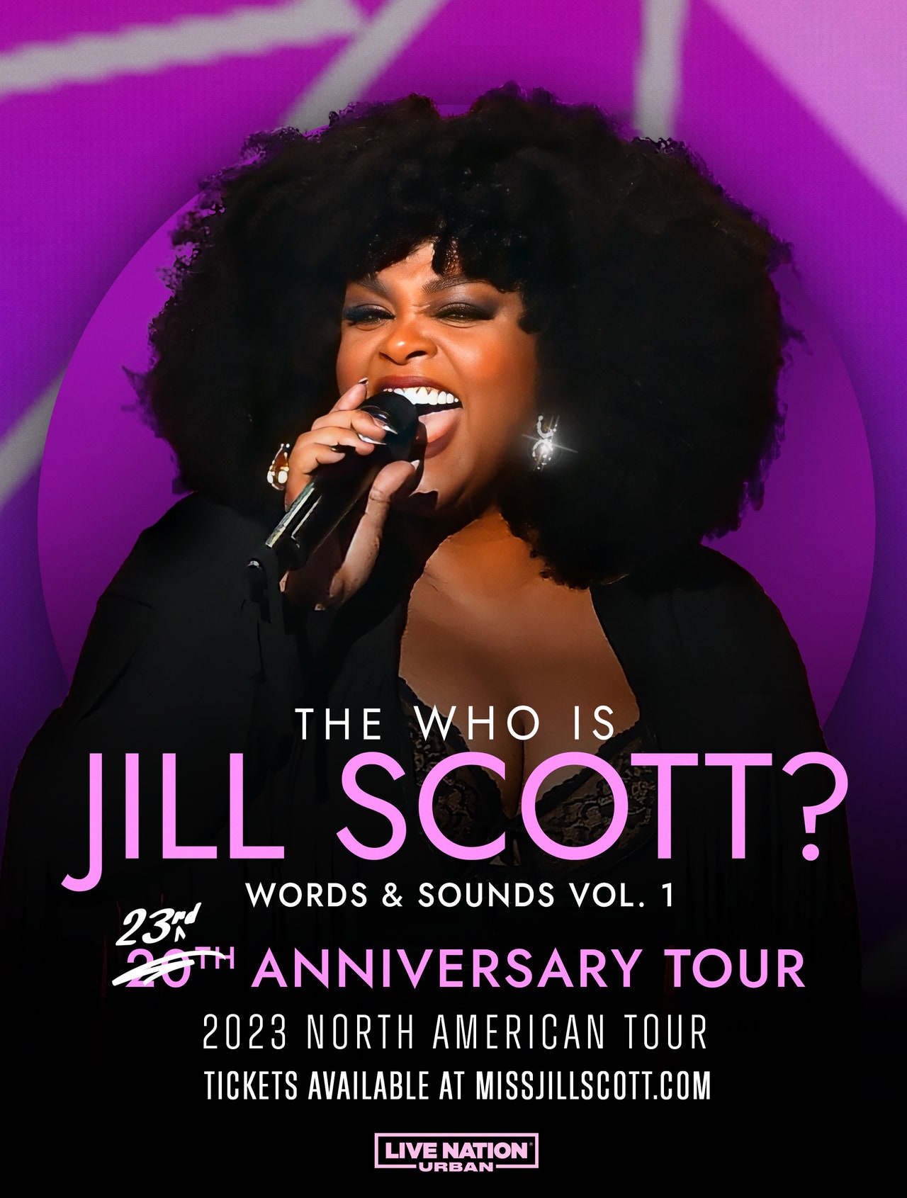Affiche de la tournée Jill Scott