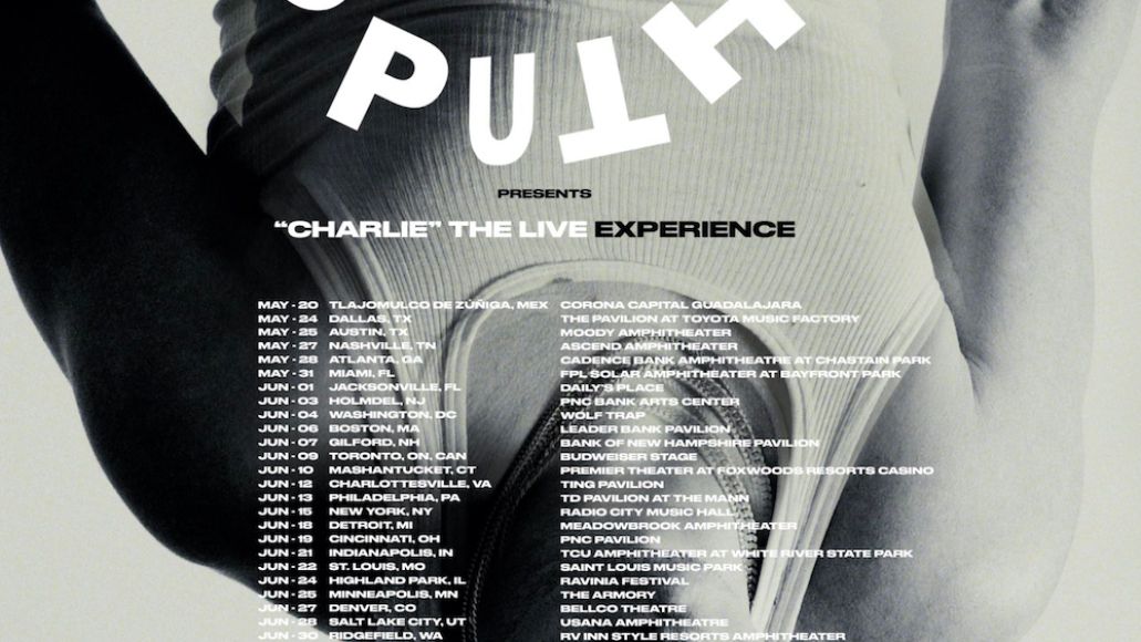Charlie Puth billets 2023 affiche d'œuvres d'art de la tournée expérience en direct spectacles dates 