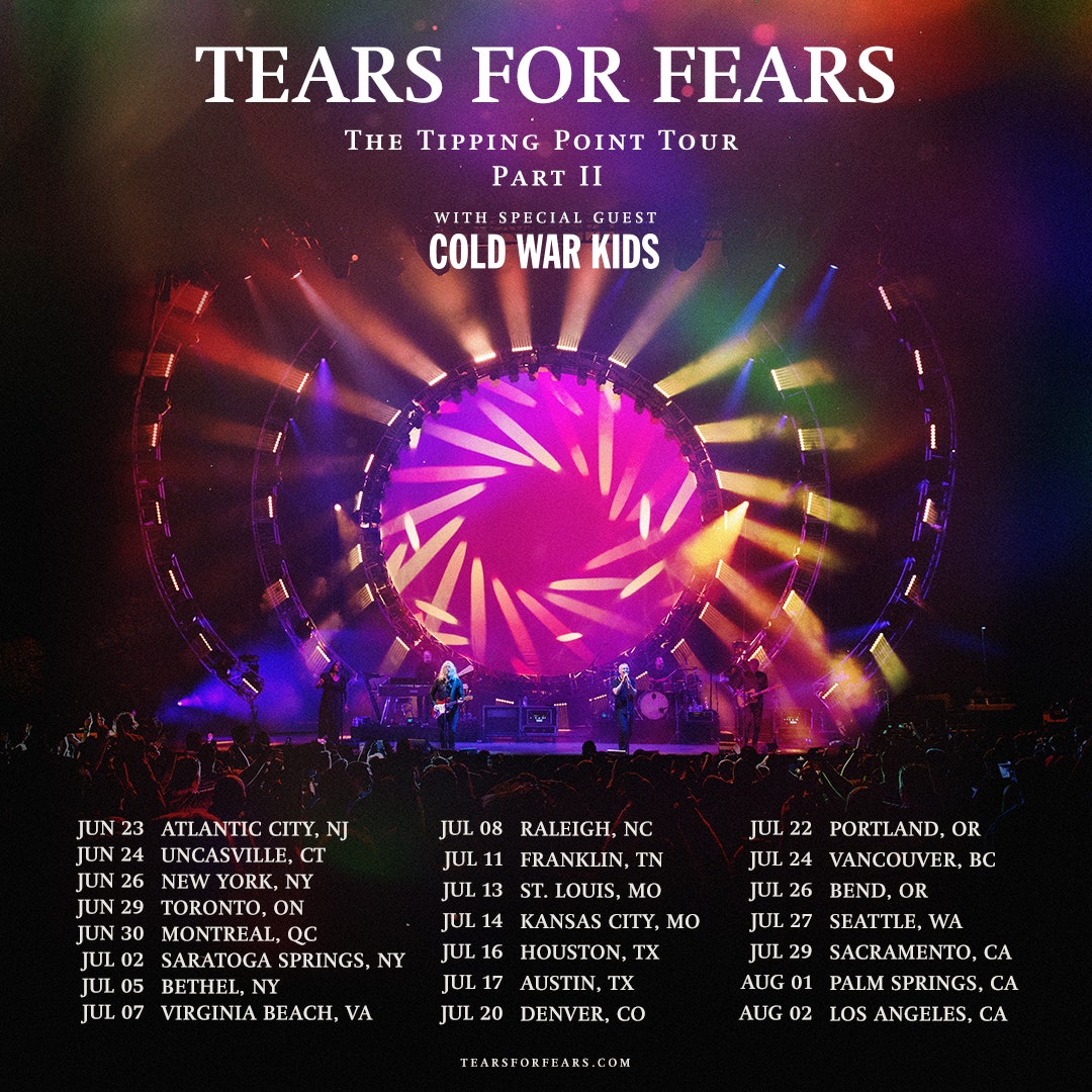 Affiche de la tournée Tears for Fears