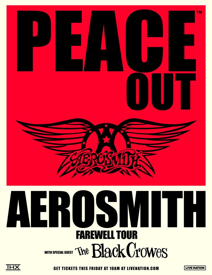 Aerosmith: tournée Peace Out 2023