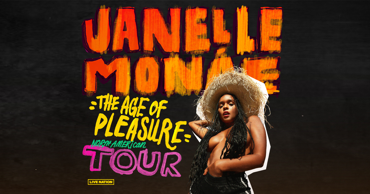 Affiche de la tournée de Janelle Monáe