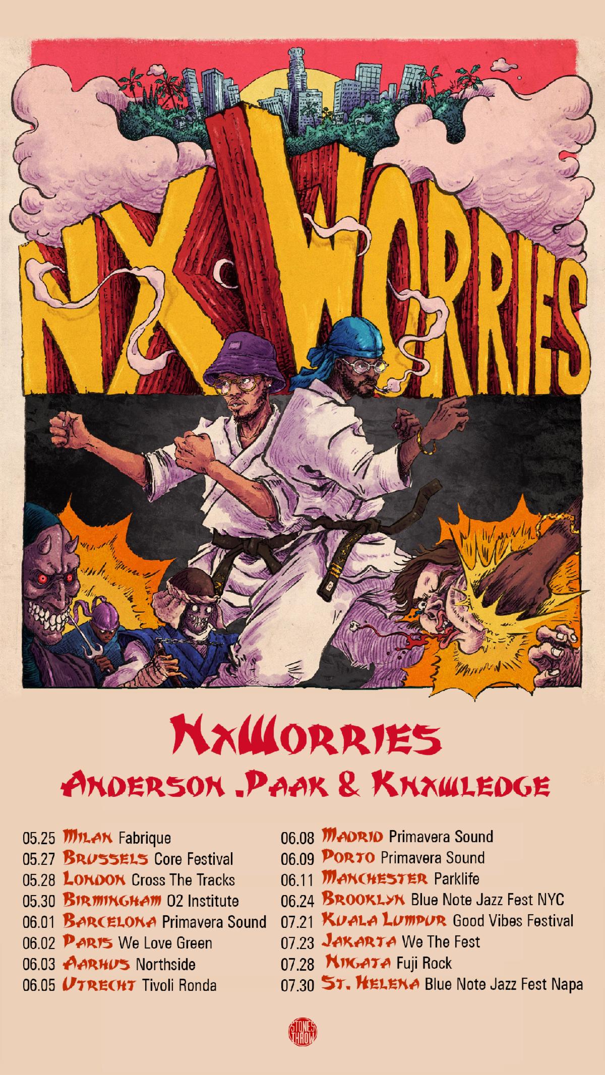Dates de tournée de NxWorries