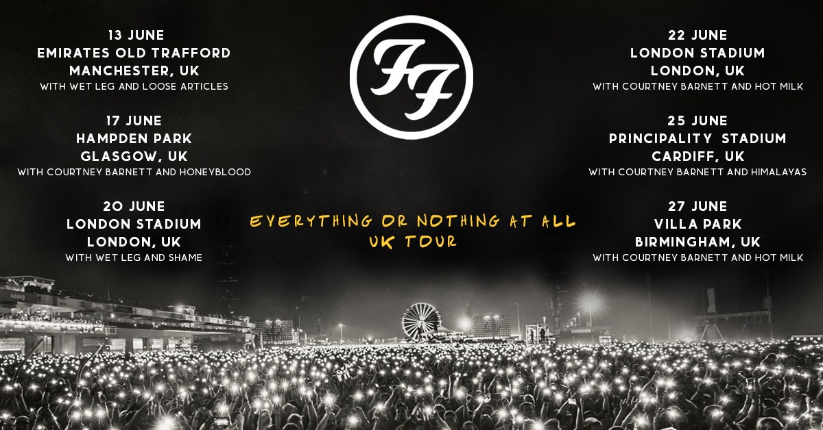 Foo Fighters : Tournée Tout ou rien du tout