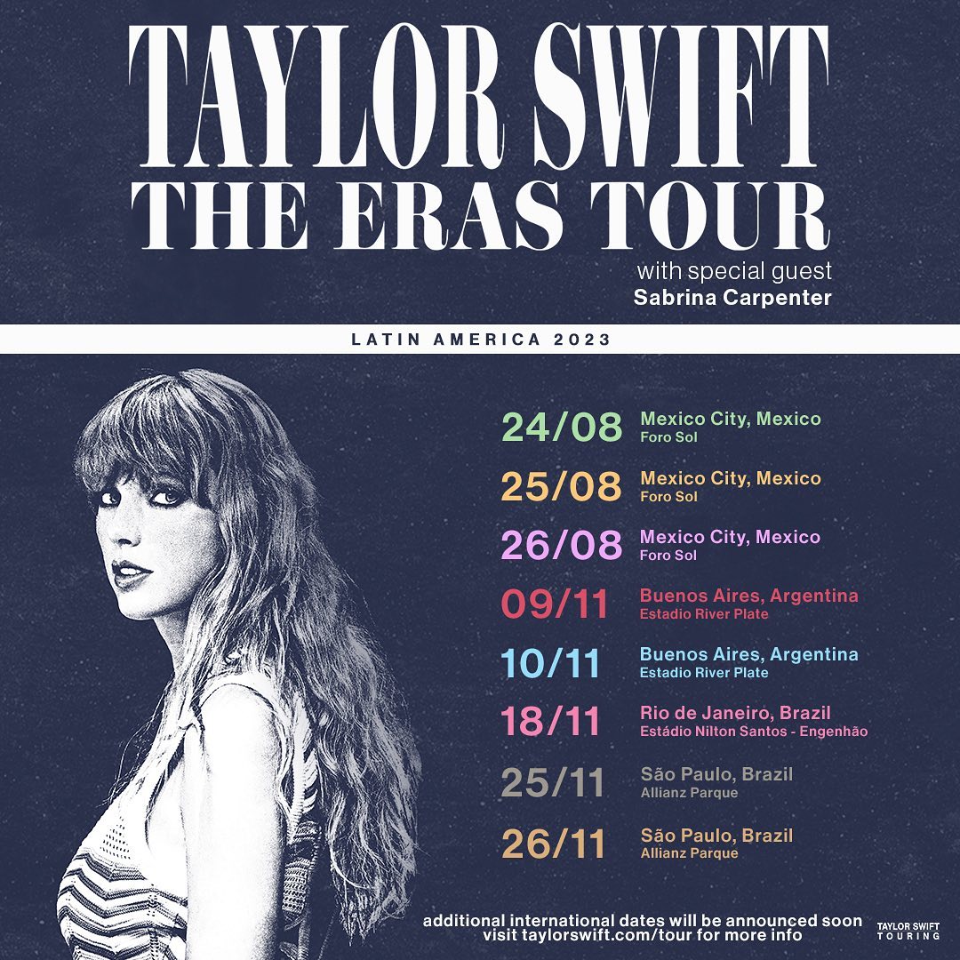 Taylor Swift: The Eras Tour Amérique latine 2023