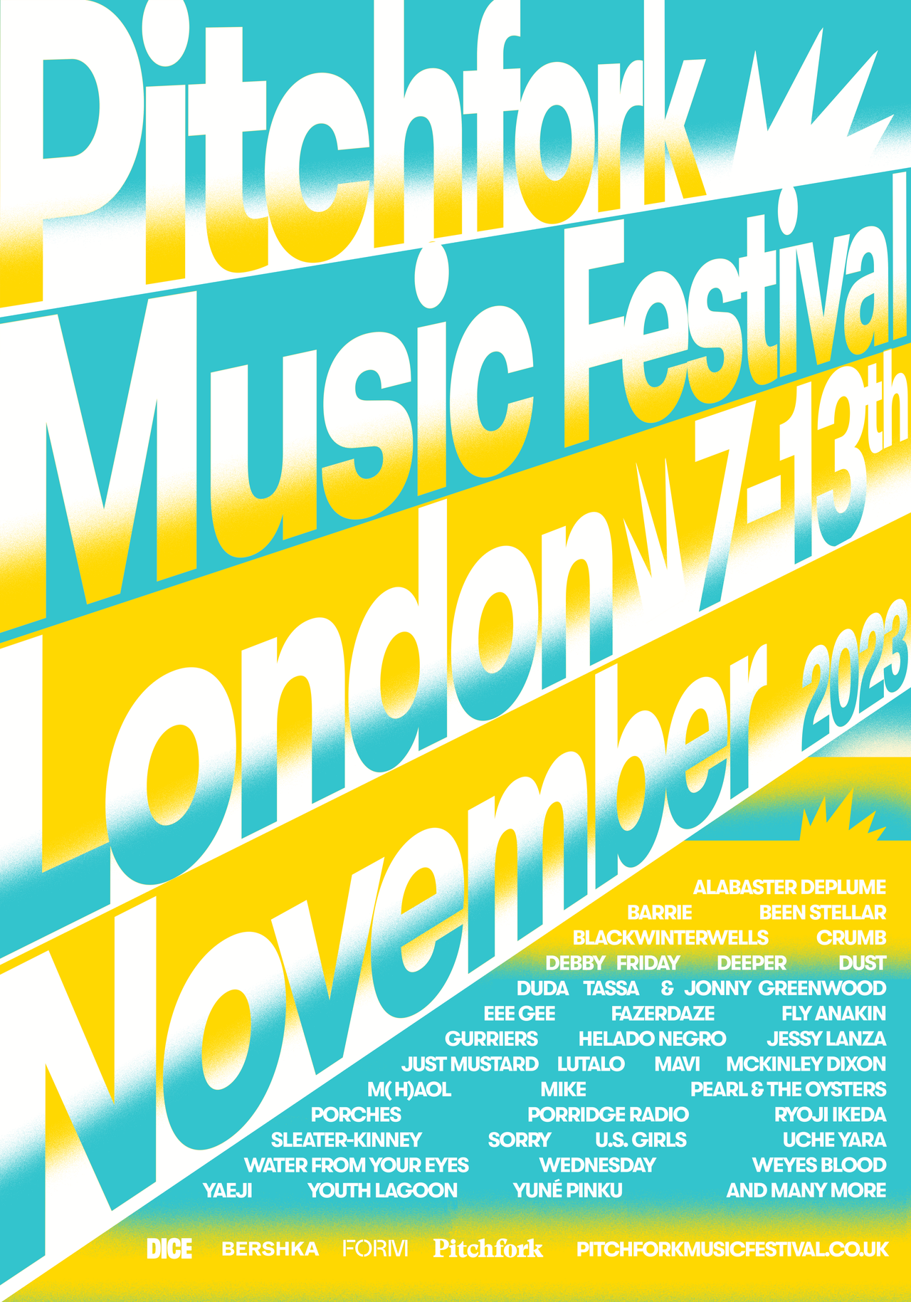 Pitchfork Music Festival Londres 2023